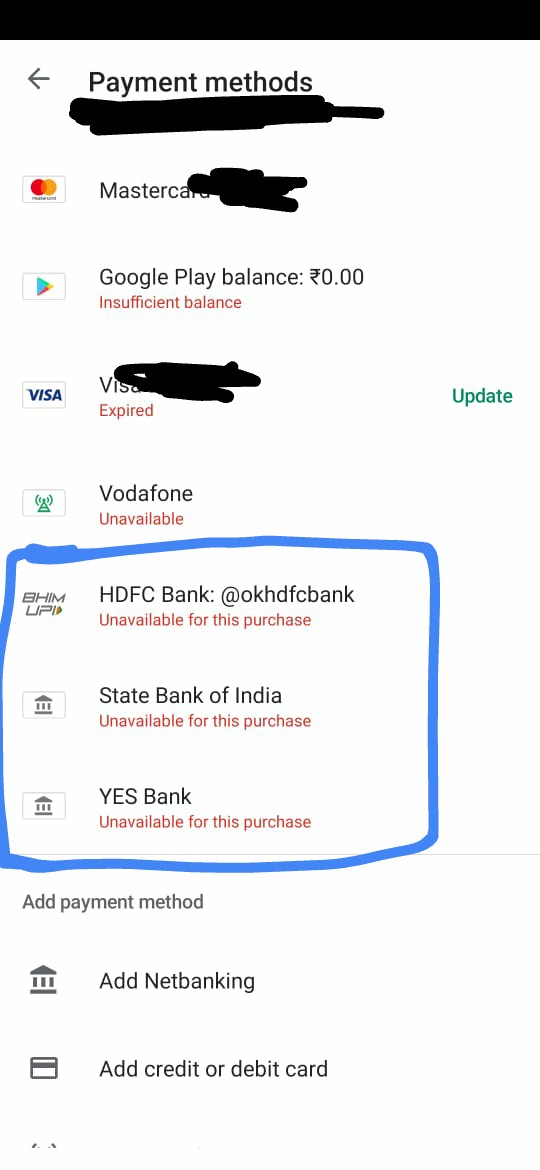 grvrathi's tweet photo. @GooglePay UPI is not working to purchase subscription on @GooglePlay

Can you please check at earliest? https://t.co/spJ62EDnlY