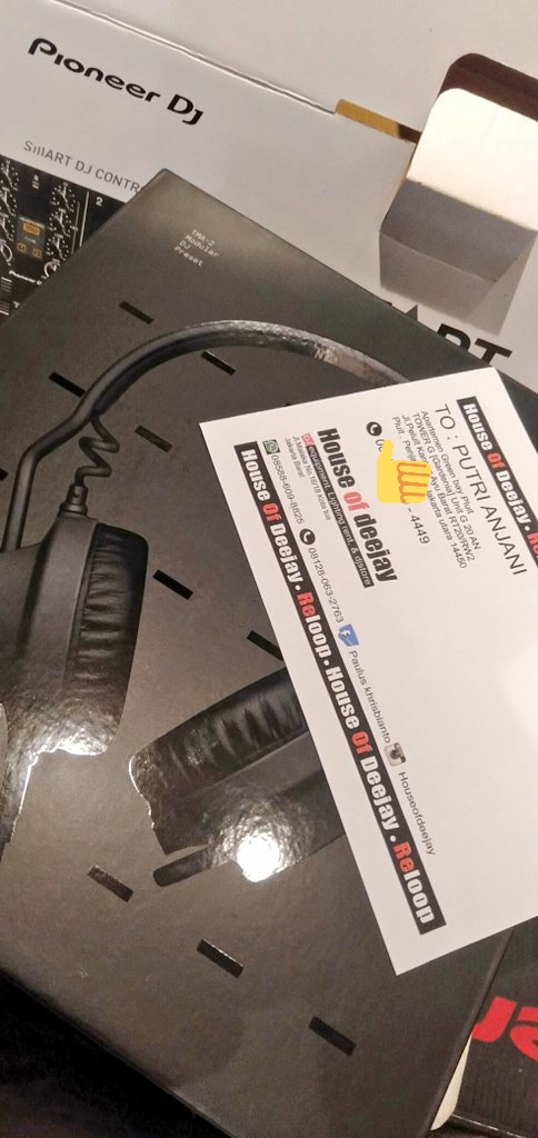 SinreloopD's tweet photo. Thanks Putri Jakarta to order Headphone DJ Aiaiai @HouseofDeejay @sinreloop_dj #houseofdeejay #tokoalatdj #jualalatdj #reloopdjcommunity @j https://t.co/nrX5l7HOqi