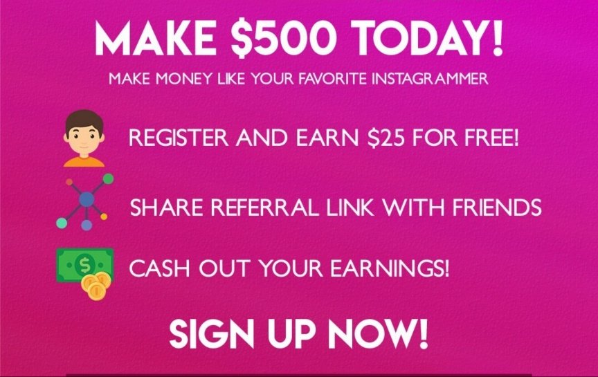 Work from home anywhere, Anytime free of cost. you earn money with social media. I just earned $131.00 and you can too! Sign up today for a $25 bonus! cash4clickz.com/dashboard/invi…