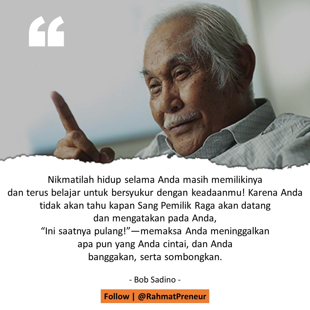 RahmatPreneur's tweet photo. Tidak ada yang perlu kita sombong kan
.
.
.
#bobsadinoquotes #bobsadino #MotivationalQuotes #quotesoftheday #quote https://t.co/DeiviBlstf