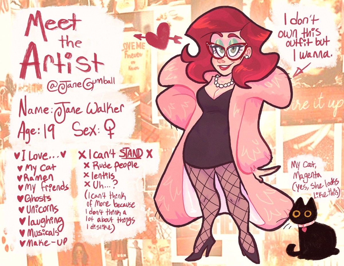 Haven't done one of these in 40 years #MeetTheArtist 
