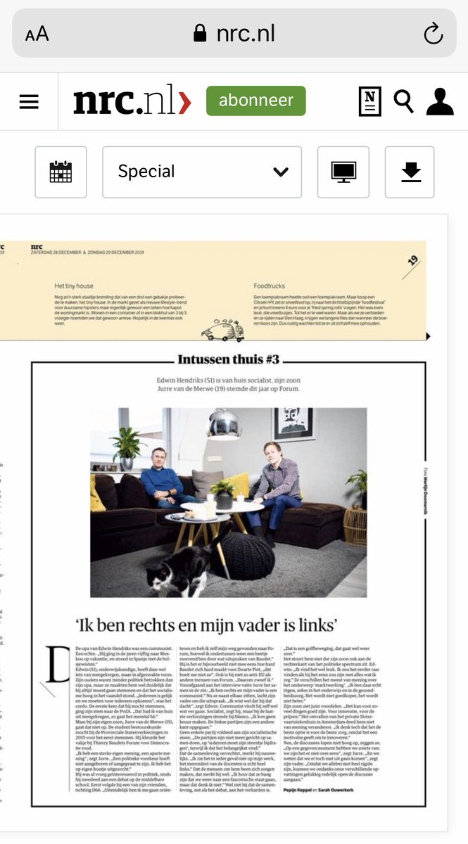 erhen's tweet photo. #nrc #linksrechts #vaderzoon #15minutesoffame #indekrant https://t.co/rqTi12fjEU