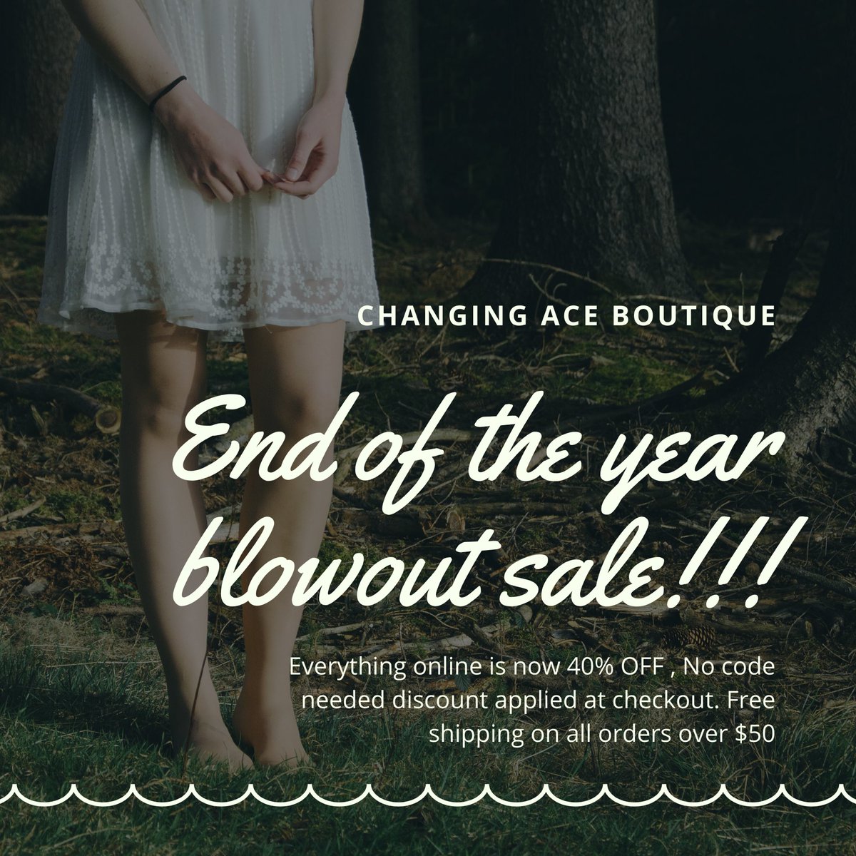 ChangingAce's tweet image. Don’t miss our year end sale!!! 40% OFF the entire site. changingaceboutique.com #boutique #smallbusinessowner #fashion #kcboutique #clothing