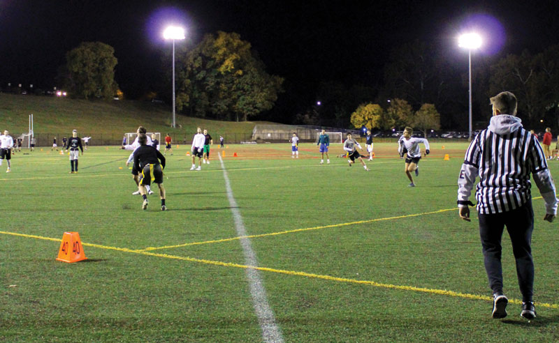 daymag's tweet photo. Crisp air. Whistling wind. 11 p.m. Stuart Field. Remember when? #Flyertime https://t.co/lNQCnpMILV