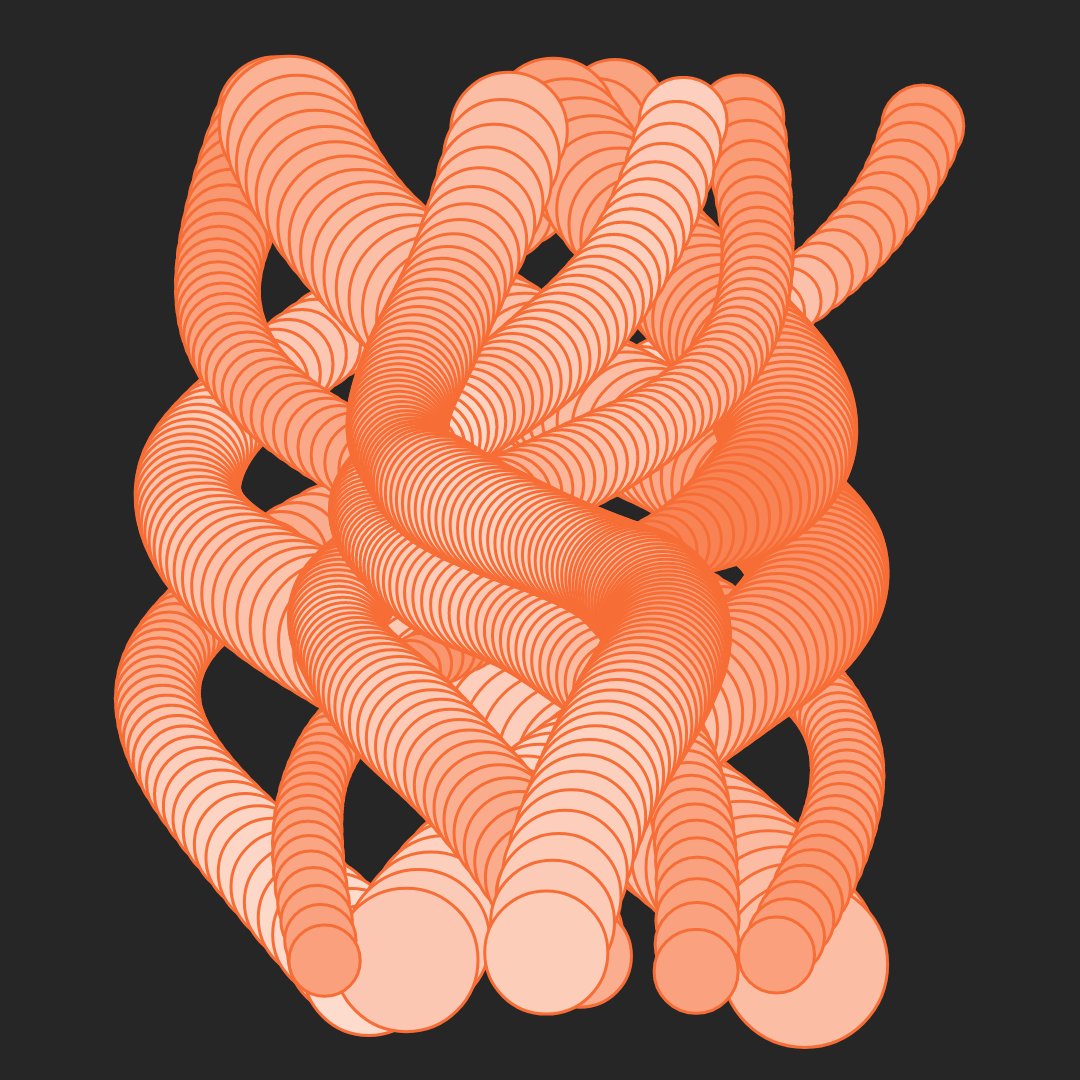 UglyPixel's tweet photo. Day 362
⠀
#Generative #GenerativeArt #Digital #DigitalArt #Abstract #AbstractArt #Geometry #GeometryArt #ComputerArt #CodeArt #Art #CreativeCoding #Sketch #DailyCoding #Javascript #p5 #p5js #RandomWalker #Circle #Circles #Dot #Dots https://t.co/4Ol8Q3bTxh