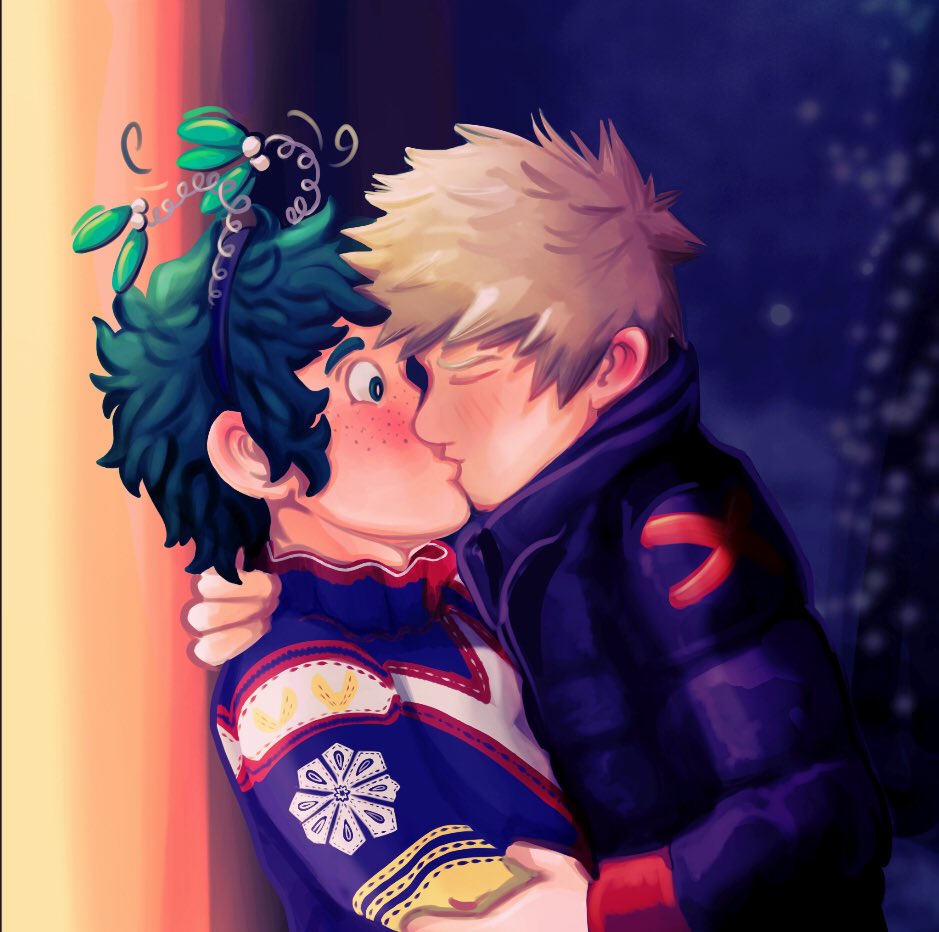 dextrasinestra's tweet photo. 'Nice headband Nerd..'
'Thanks Kacchan! Sero said that - MMMPH?!'
And that, dear friends, is the story of how Sero c̶h̶e̶a̶t̶e̶d̶̶ won the UA-wide bkdk first kiss betting pool down to the minute👌🥰

This is for @chrrytart as part of @12daysbkdk!! 🧡💚 #bkdkpositivity #bakudeku https://t.co/Daqugd8usN