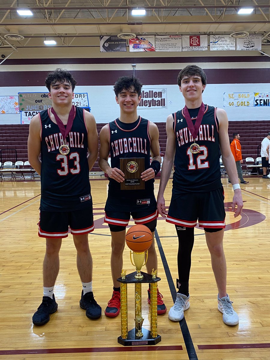 WCSportsAssoc's tweet photo. Congrats to Tournament MVP’s

All tournament selection #12 Jackson Robinson, #33 Pablo Miranda-Fred, #5 Xavier Martinez
@churchillhoops @WCSportsAssoc https://t.co/F6CN2gdT86