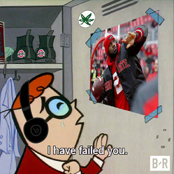 BleacherReport's tweet photo. The Buckeyes blew a 16-0 lead… https://t.co/ZvFKz18I2k