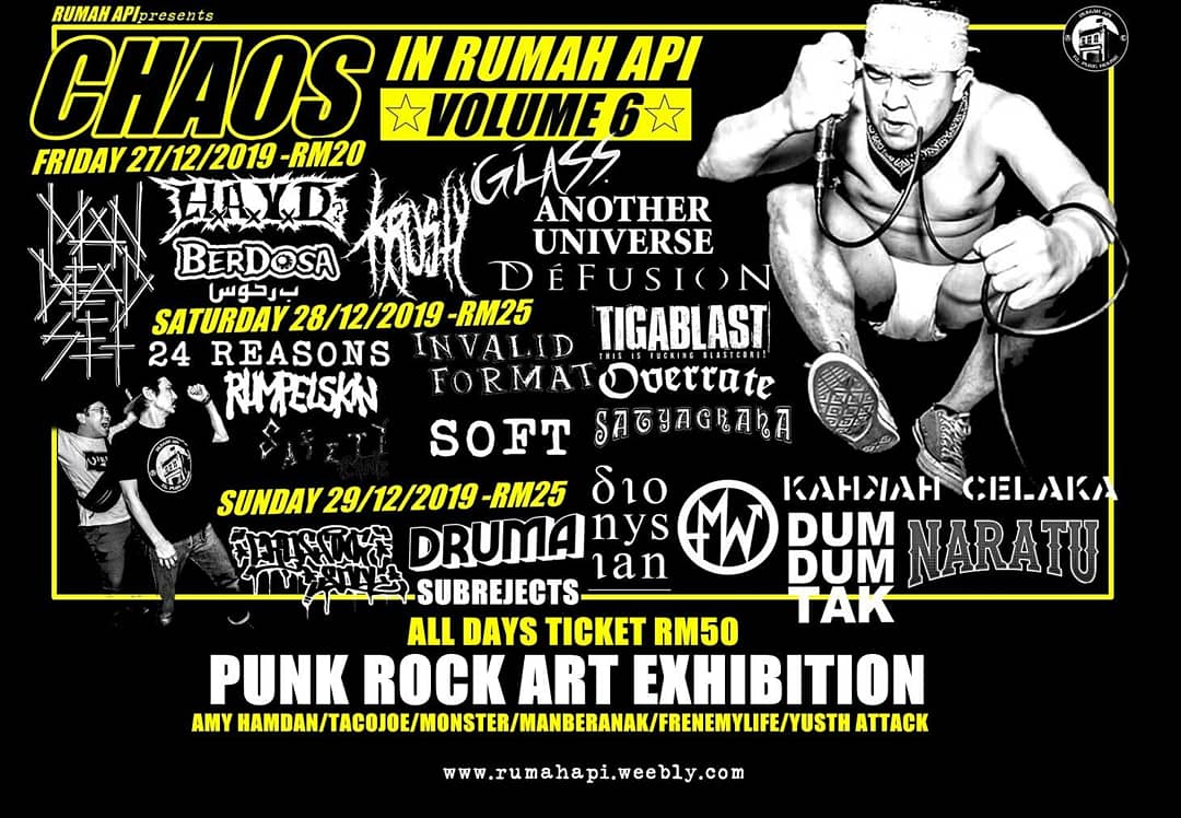 RumahApi2's tweet photo. Hari terakhir CIRA hari ini bersama #dynosian #minimumwage @KahKahCelaka #subrejects #druma #crossingsoul and @naratukd https://t.co/N0y7wYWEur