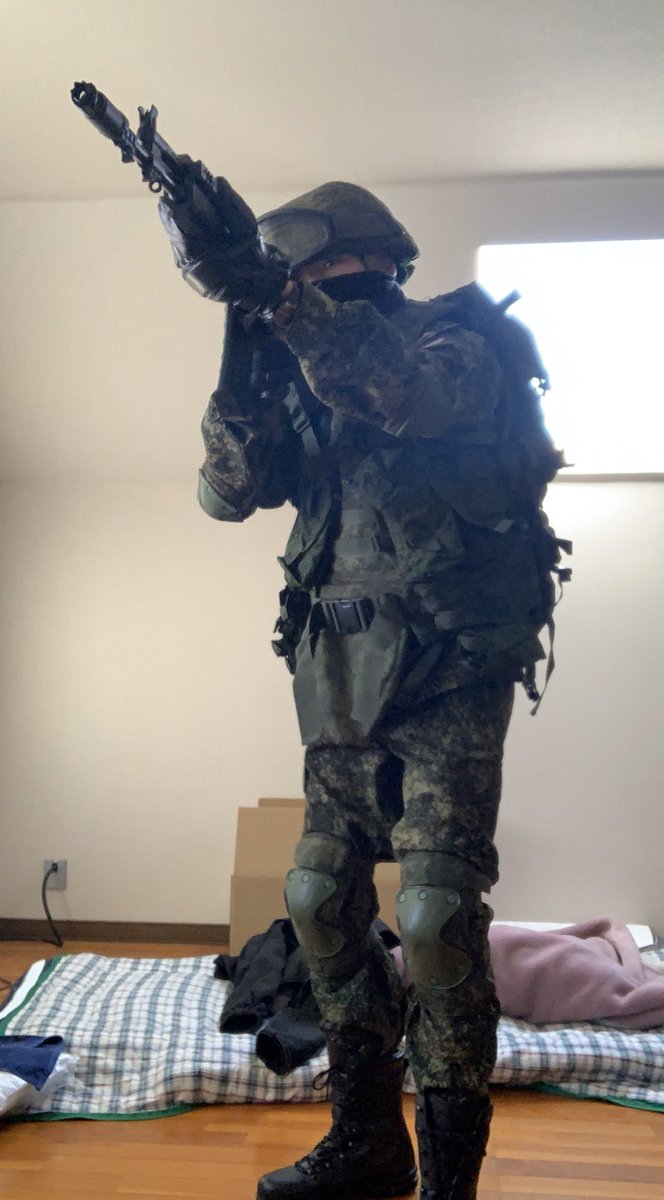 ロシア連邦軍ラトニク装備、完成度80%位だけど取り敢えず一区切り着