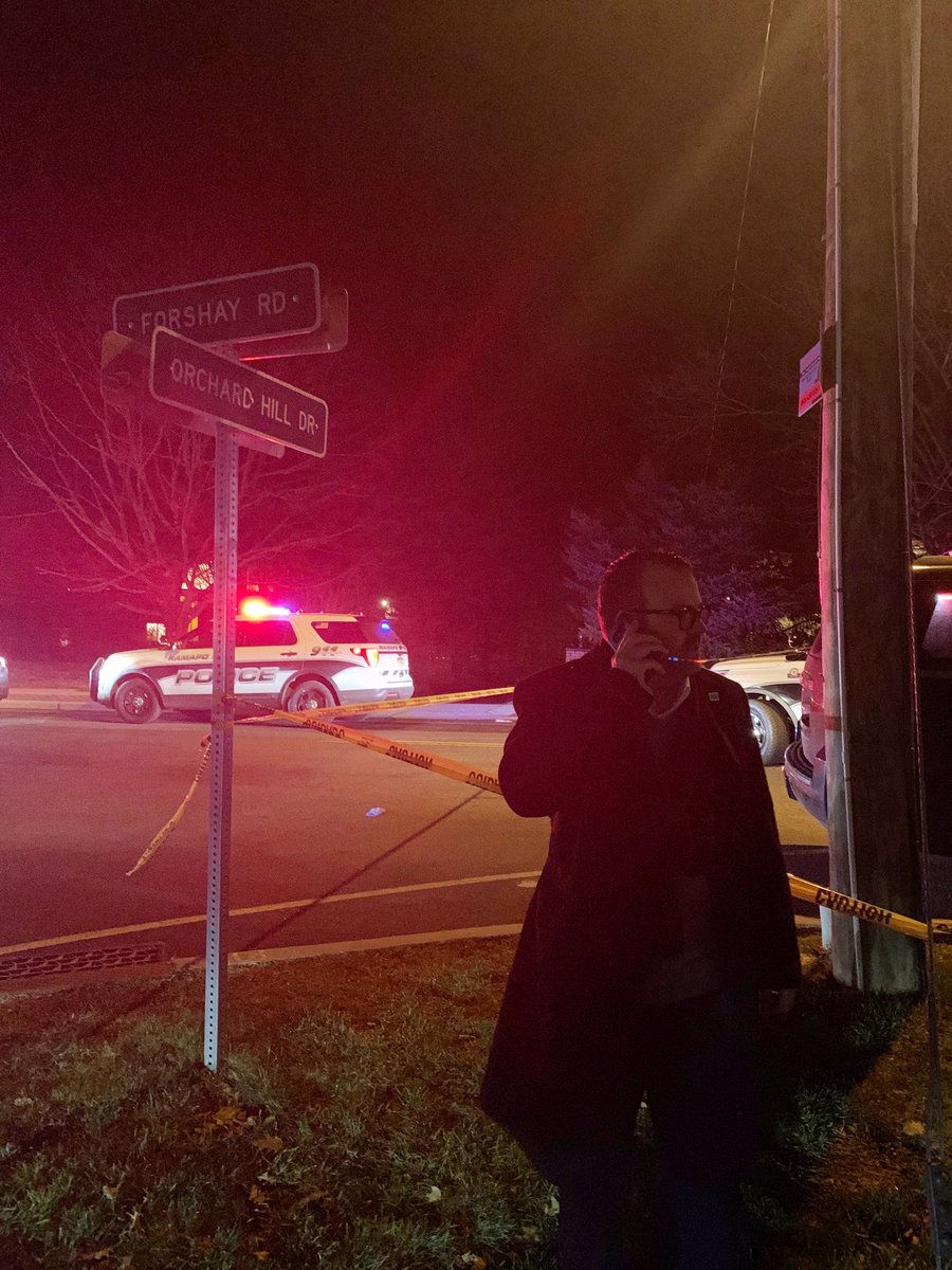 ADL_NYNJ's tweet photo. Our @bernstein_evan is on the scene of reported stabbings in #Monsey with first responders and law enforcement. https://t.co/Um9sl2XqTc
