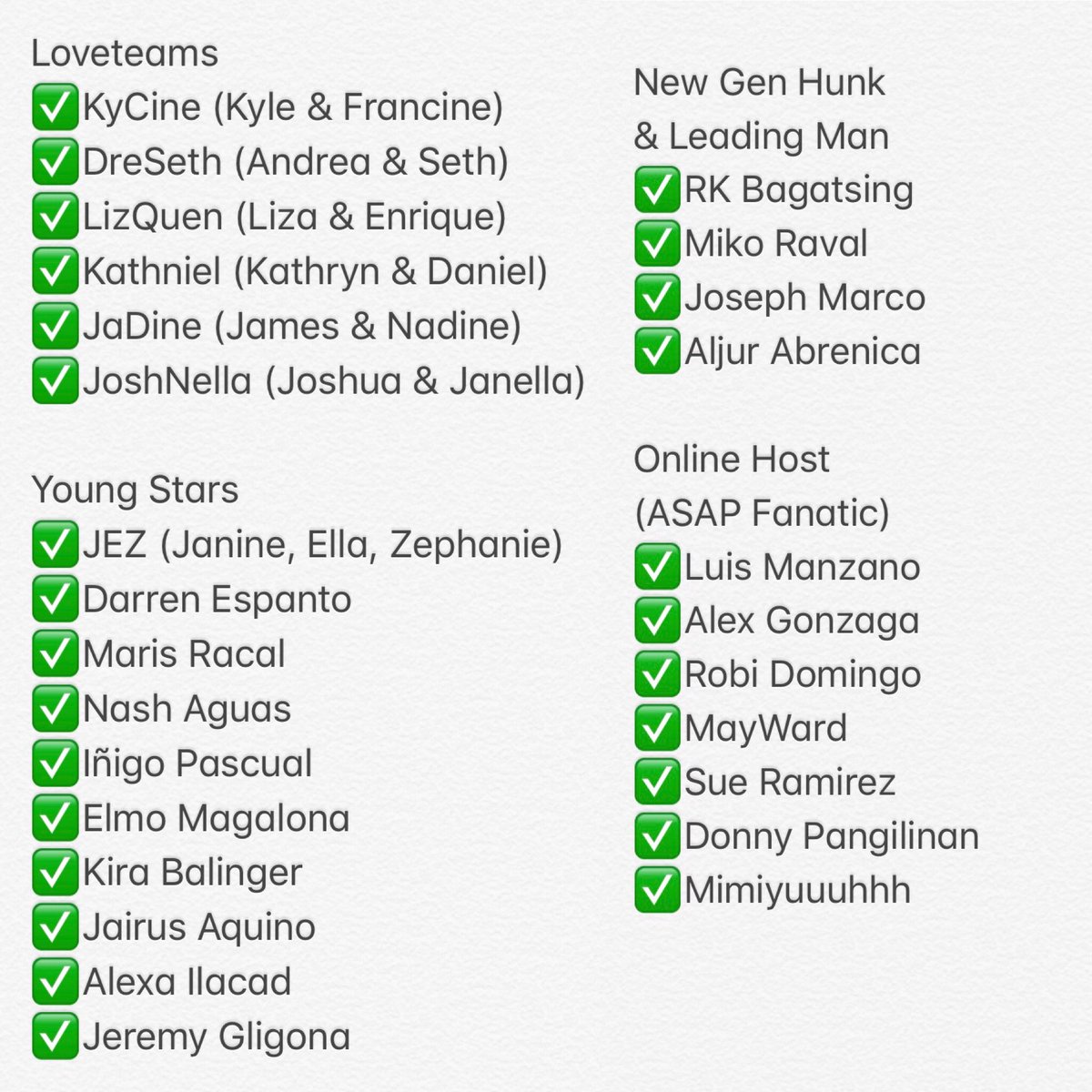 CzackMejorada's tweet photo. Sana eto maging artist line up ng @ASAPOFFICIAL sa 25th Year nila.
Reformat and Rebranding #ASAPNatinTo to #ASAP25
#iWantASAP to #ASAPFanatic
@ABSCBNpr @ABSCBN @direklauren https://t.co/TPYOCL34hG