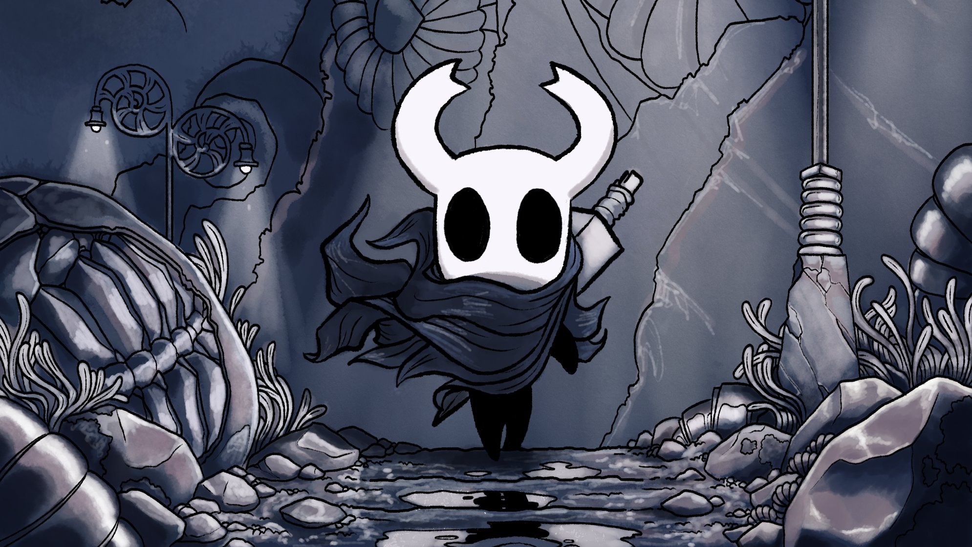 “@TeamCherryGames
 If you like the idea of a Hollow Knight/Silksong...