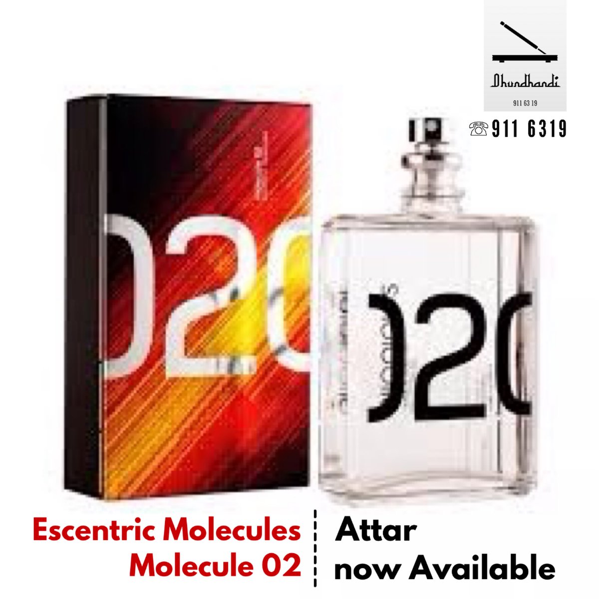 dhundhandi's tweet photo. The Molecule 02 
by Escentric Molecules 
A delicately balanced fragrance crafted around the mineral ambroxan, blended to create an enticing scent.
The Molecule 02 is based on just one ingredient.
#elegant #ambroxan #molecule02 
Dhundhadhi Online ☏911 6319 https://t.co/24WAGy9kdM