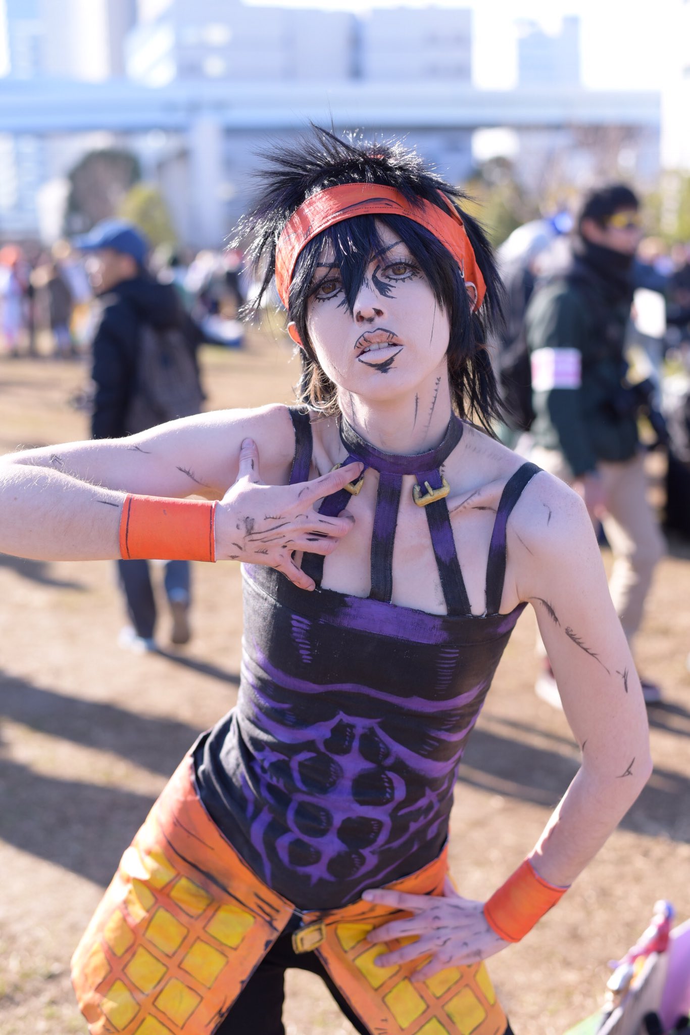 タカつん ナランチャ ギルガ 日本語話せないのにフランスから来てコスプレ無敵艦隊ぶりを見せつけられました Insta Cosplay 100 Visages C97 C97コスプレ C97コス 冬コミ2日目 冬コミ Jojo ナランチャ ジョジョの奇妙な冒険 T Co