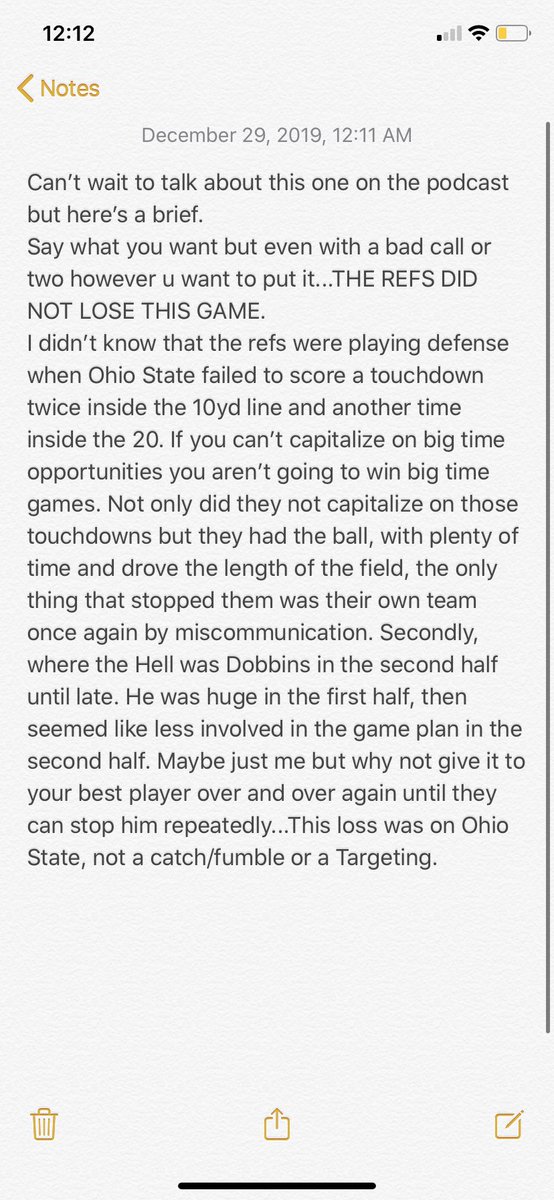 PlanetZeek's tweet image. This was Ohio States loss, not a group of Refs. 🧐😤