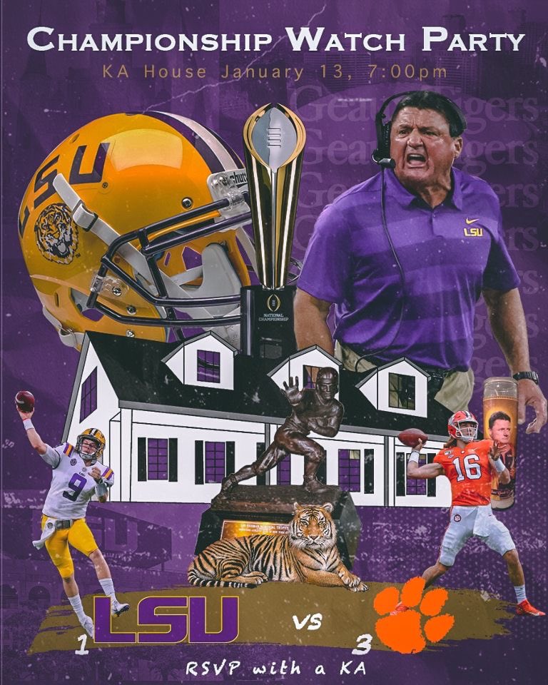 What’s better than winning the National Championship at the KAstle?