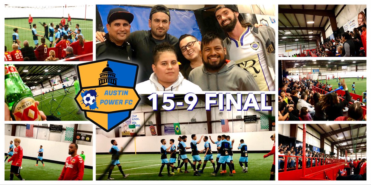 joshjaxon's tweet photo. ⚽️👏A splendid, come-from-behind, 15-9 victory tonight for @AustinPowerFC over @nmrunners in @MASLArena action in #Plugerville’s @AustinAISC! It was great to see #FIFA Referee Ismail Elfath in attendance!Credit to @CenTexLobos for access to the sold-out match! 👍 #DosXX @DosEquis https://t.co/pw8DmK7I7K