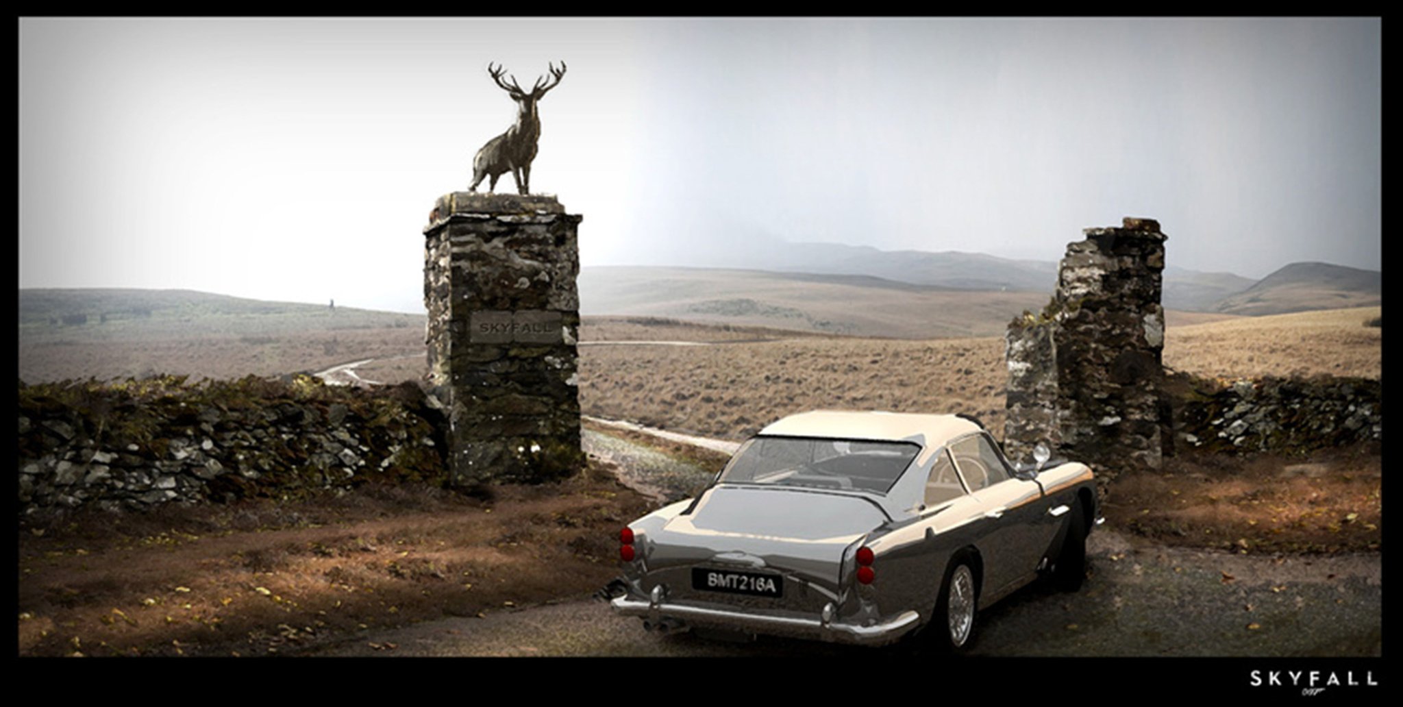 Skyfall Deer Statue