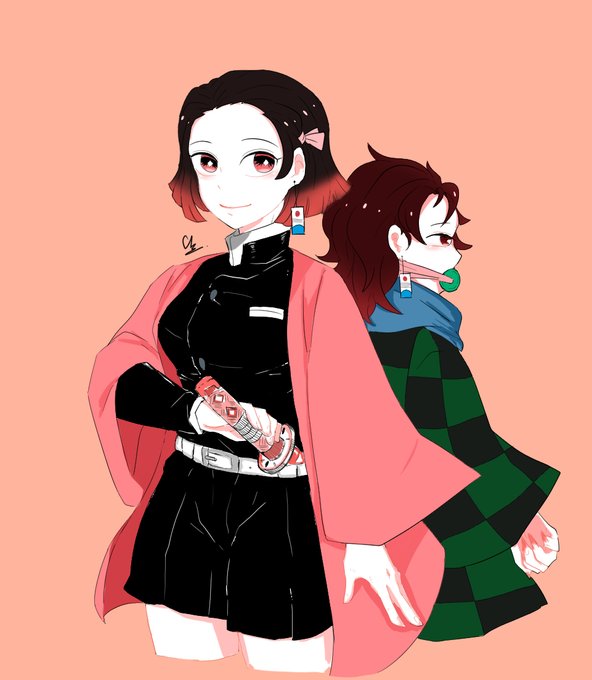 クレン🍡さんがTwitterに投稿した竈門炭治郎(鬼滅の刃)のイラスト。