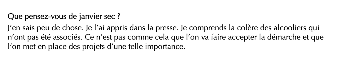 CBVersailles's tweet photo. #moissobrelobbyalcoolier Dans ses multiples apparitions auprès des lobbys alcooliers, #janviersobre nous explique clairement s'être associé aux alcooliers pour répondre à leur colère. https://t.co/9ciHhKYfKS