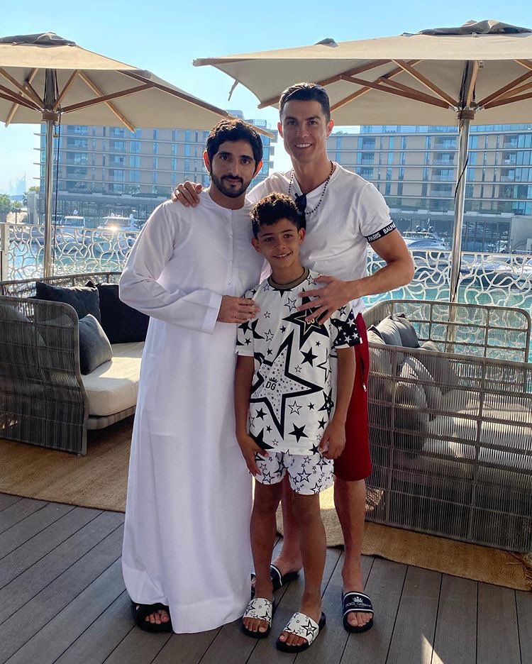 HamdanMohammed's tweet photo. It was great catching up with you! @cristiano I wish you the best of luck. https://t.co/fc70NWLJby