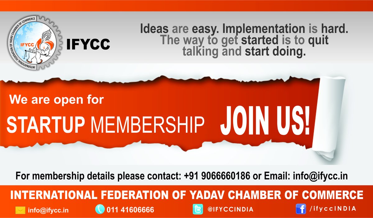 Becoming an IFYCC member will provide you with many cost-effective marketing opportunities and business references. Join #IFYCC and grow your business. For membership,

Call us at +91 9066660186

#India
#Chamber_of_commerce
#Yadav