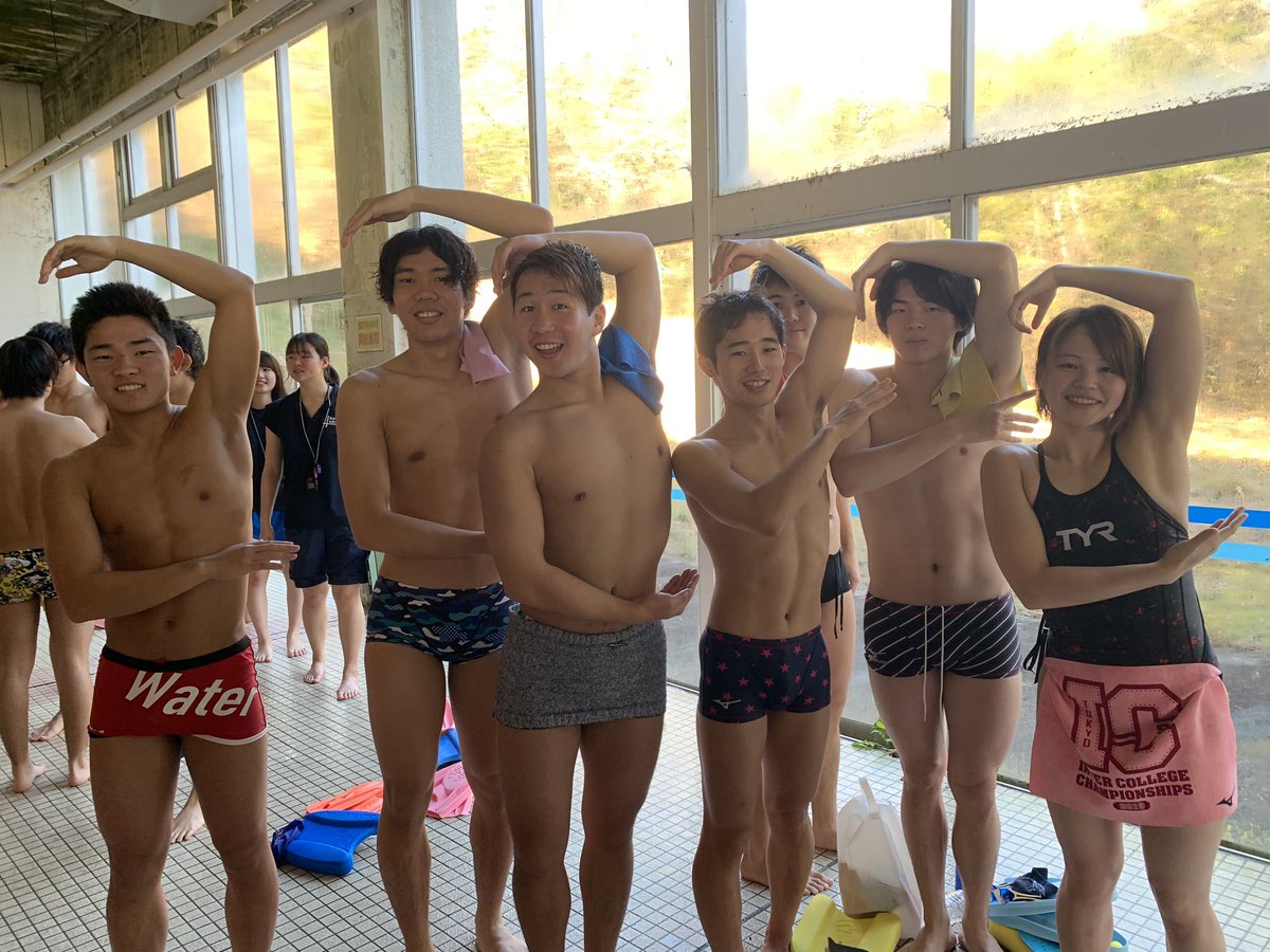 ট ইট র 九州大学水泳部 Qust 本日で3泊4日のやしろ合宿が終了しました 最終日は50 4 Imoチーム対抗リレーを行い 昨日と同じく罰ゲームまで全力で楽しみました 京都大学のみなさん 参加者のみなさん本当にありがとうございました また会った時はます