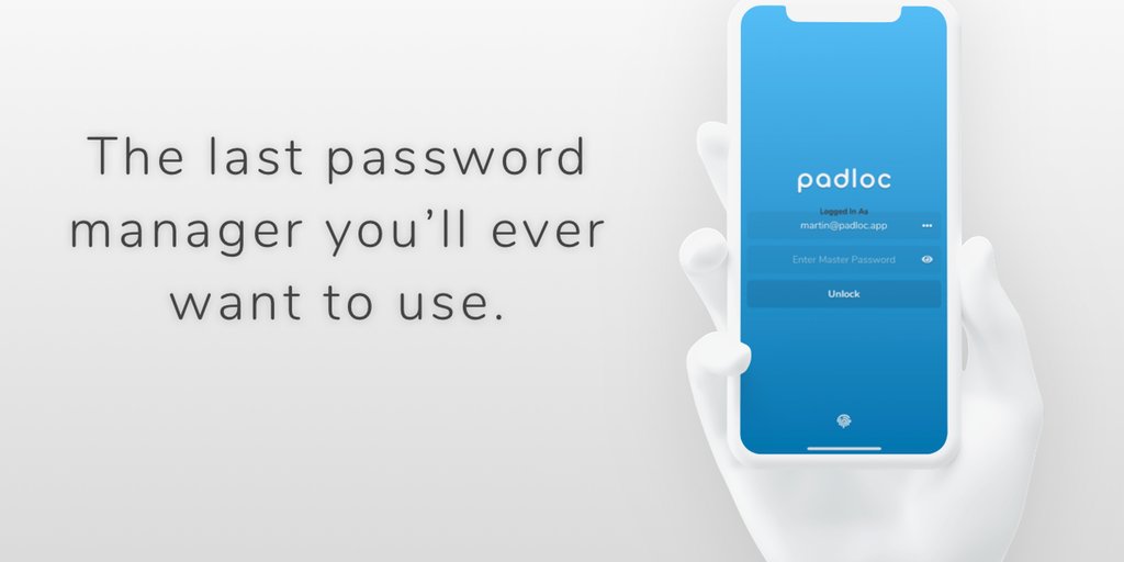 I use this one for years now and it never failed me. Padloc: A beautifully simple open source password manager. producthunt.com/posts/padloc via <a href="/MaKleSoft/">Martin Kleinschrodt</a>