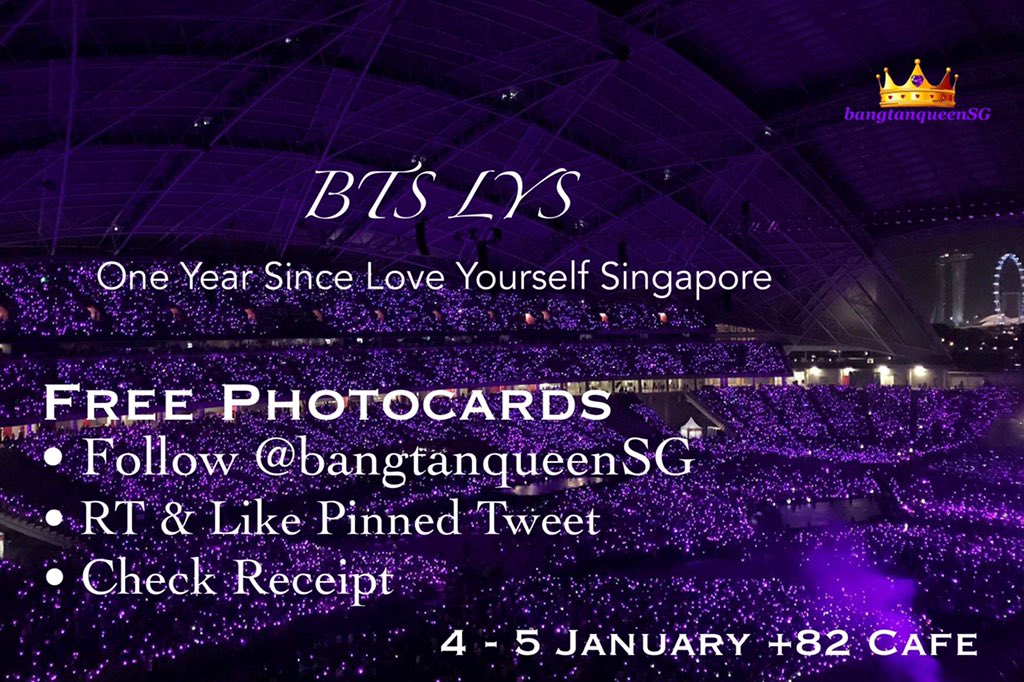 bangtanqueenSG's tweet photo. Relive the moment 💜 Come and join us! @BTS_LYScafe https://t.co/H9Y7fabDu4