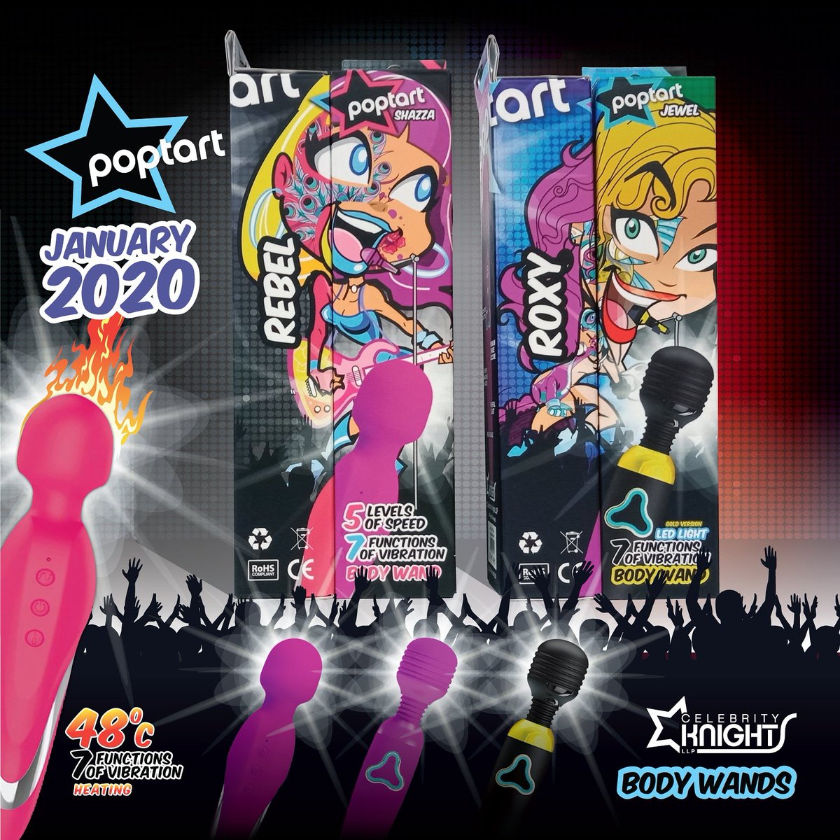 CelebrityKnight's tweet photo. NEW POPTARTS
by @CelebrityKnight @ClaredaleDist @ecnwholesale
#wand #bodywand #adultsextoy #vibrators #newproduct https://t.co/uEjbCyeEVf