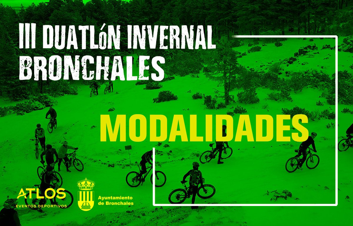 ¿Recordáis las modalidades del III Duatlón Invernal de Bronchales? Pincha en el enlace y en nuestra web tienes la explicación. Recuerda... si no te has inscrito aun las plazas son LIMITADAS #duatlon #btt #trail #bronchales #teruel #invernal #atlos ow.ly/Sy2l30pVf0U