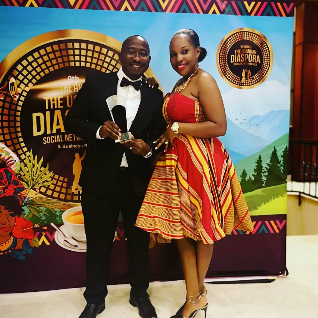 Solomon Serwanjja (@solomonserwanjj) on Twitter photo Last night I was honored to receive the diaspora award for my contribution to the media industry in Uganda. Thank you Ugandans in the diaspora for this. My heart is full. Thank you <a href="/VivianSerwanjja/">Vivian Serwanjja</a> for standing by my side. Last night I was honored to receive the diaspora award for my contribution to the media industry in Uganda. Thank you Ugandans in the diaspora for this. My heart is full. Thank you <a href="/VivianSerwanjja/">Vivian Serwanjja</a> for standing by my side.