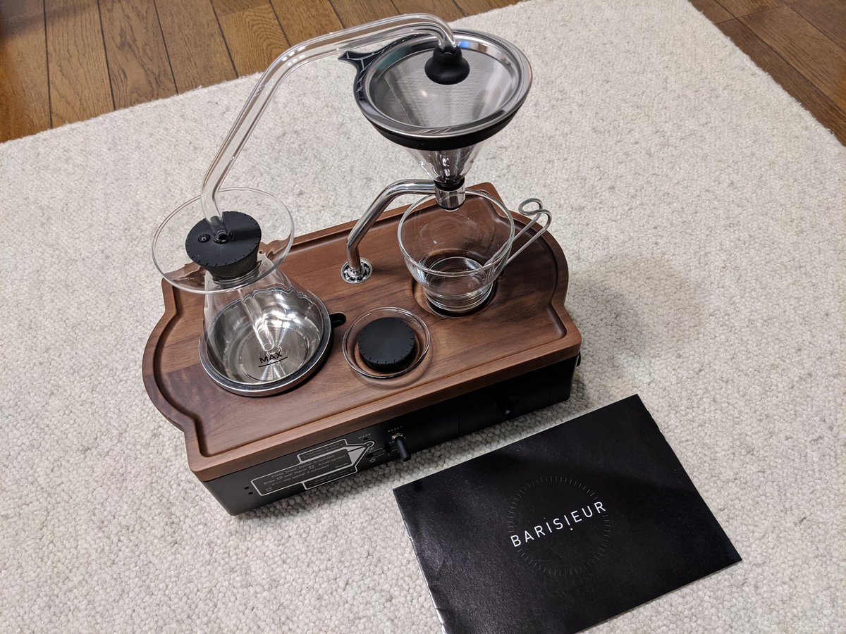 池澤あやか いけあや Barisieur アラーム コーヒーメーカー 個人輸入したまま使ってなくて 今日やっと開けたけどめっっっちゃかっこいい 開けてなくてごめん つかう 年末積みガジェット一掃会 池澤あやか いけあや Barisieur アラーム コーヒーメーカー 個人輸入したまま使ってなくて 今日やっと開けたけどめっっっちゃかっこいい 開けてなくてごめん つかう 年末積みガジェット一掃会