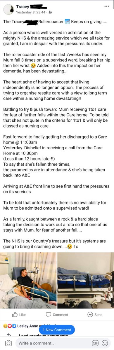Please read/help. #NHS falling apart 😢Friend's experience trying to get help for her mum in Sheffield:

@MattHancock @bbcsheffield @emilymorganitv @JeremyLaurance @lbc @MatthewStadlen @NickTriggle @pkelso @PMGallagher1 @samjackson_star @SheffieldStar @ShelaghFogarty @vsmacdonald