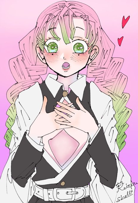 蜜璃のtwitterイラスト検索結果 古い順