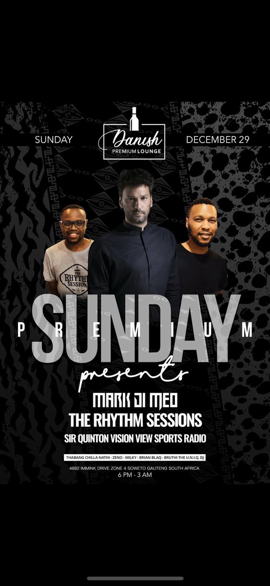 Looking forward to seeing you today at all this spots! 
Saint // Altitude Beach // Danish Lounge