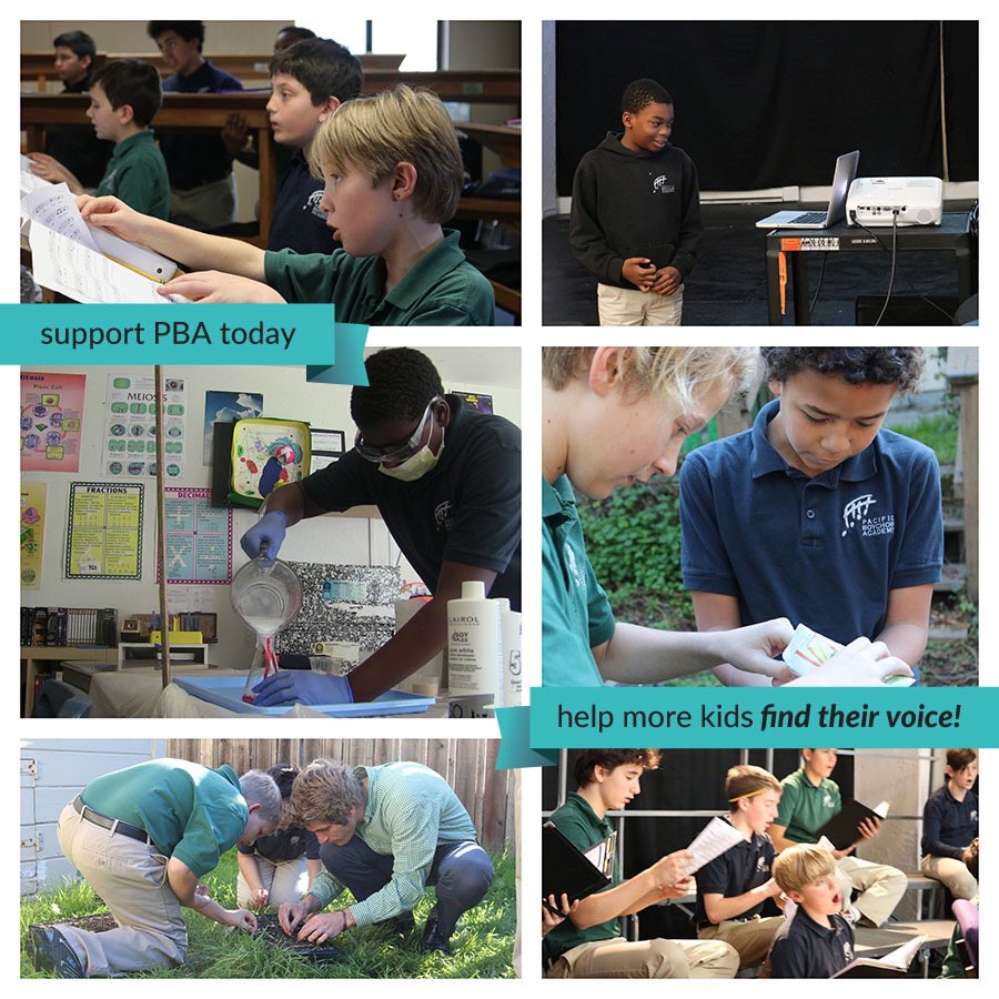 Reasons to Give to PBA:  our day school for boys in grades 3-8 offers top notch academics and over 15 hours of music a week. Tuition only covers about 60% of costs - we rely on donors like you to increase access to this phenomenal program bit.ly/give2PBA