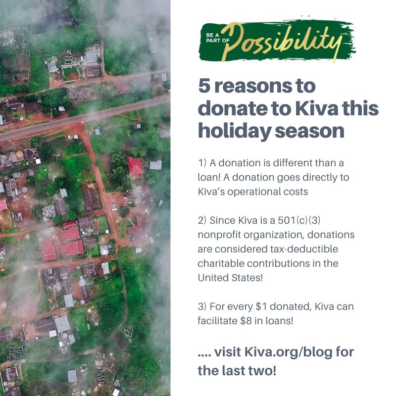 Kiva's tweet photo. There are more than five, but we'll keep it simple!
Find out more at https://t.co/NsFkJM2DMc today! #startgood https://t.co/LvB0lpQjLA