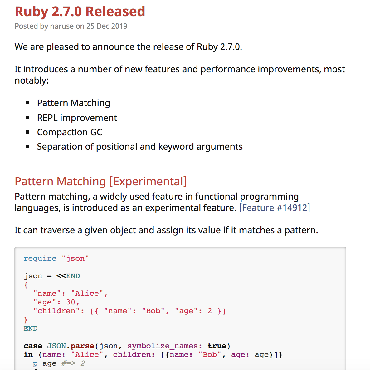 WeArePirple's tweet photo. Ruby 2.7.0 Released
https://t.co/q4NgIoggxX
#Ruby #RubyLang #RoR #Ruby2 #Coding #LearnToCode https://t.co/ohzgkZoK25