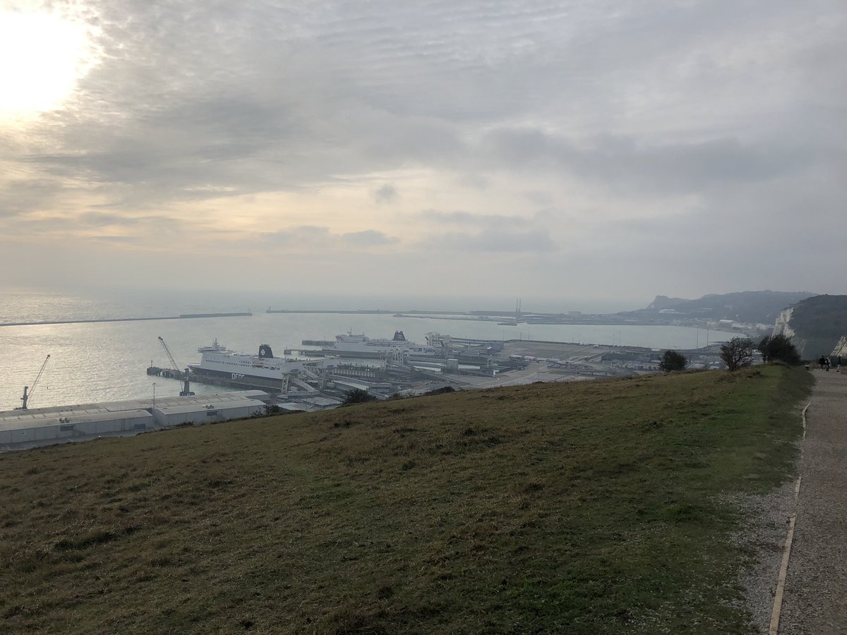 Fantastic dog walk today along the white cliffs of Dover! Taking in all of this amazing part of the world - so much history!