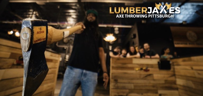 axethrowingpgh's tweet photo. Best day of the week! #SundayFunday 🎯🍻🏈
Come throw axes during our 12-7PM walk-in hours at all 4 locations! Watch football between throws and bring your favorite beer or wine (Millvale has full service bar).
#LumberjAxes #AxeThrowingPGH #WalkInsWelcome https://t.co/4AlxruTaDF
