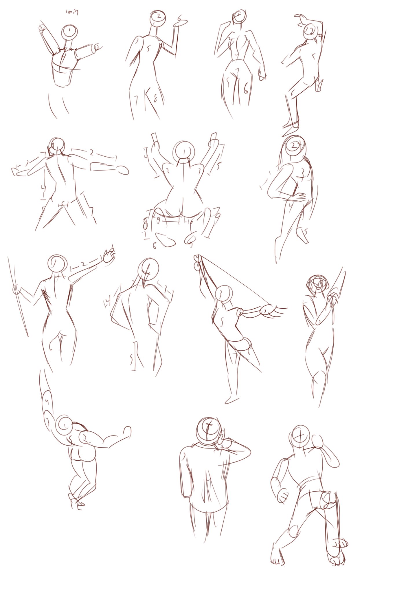Anime Action Poses Base