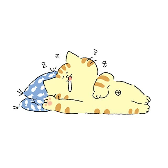 眠い猫のtwitterイラスト検索結果