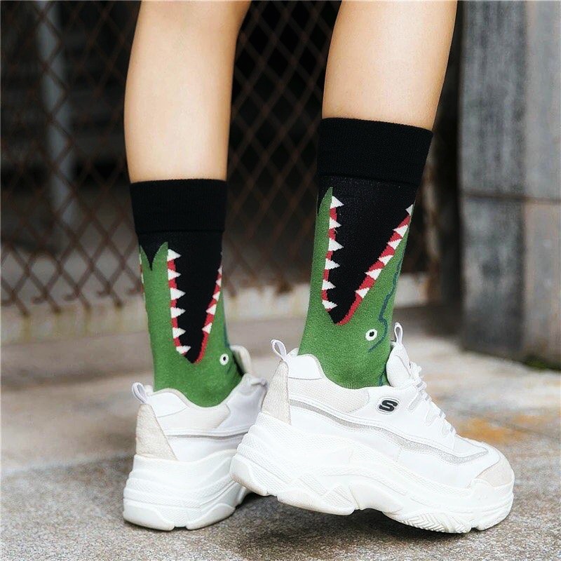 SpiffyMonster's tweet photo. Roc the croc soc 🐊🧦 #spiffymonster #livelifeinspired #socks #socksoftheday #sockscollection #socksgame #sockslife #weekendtime #weekendvibes #weekendsocks #streetwear #athleisure #streetfashion #WALLY https://t.co/dodYPwqbYD