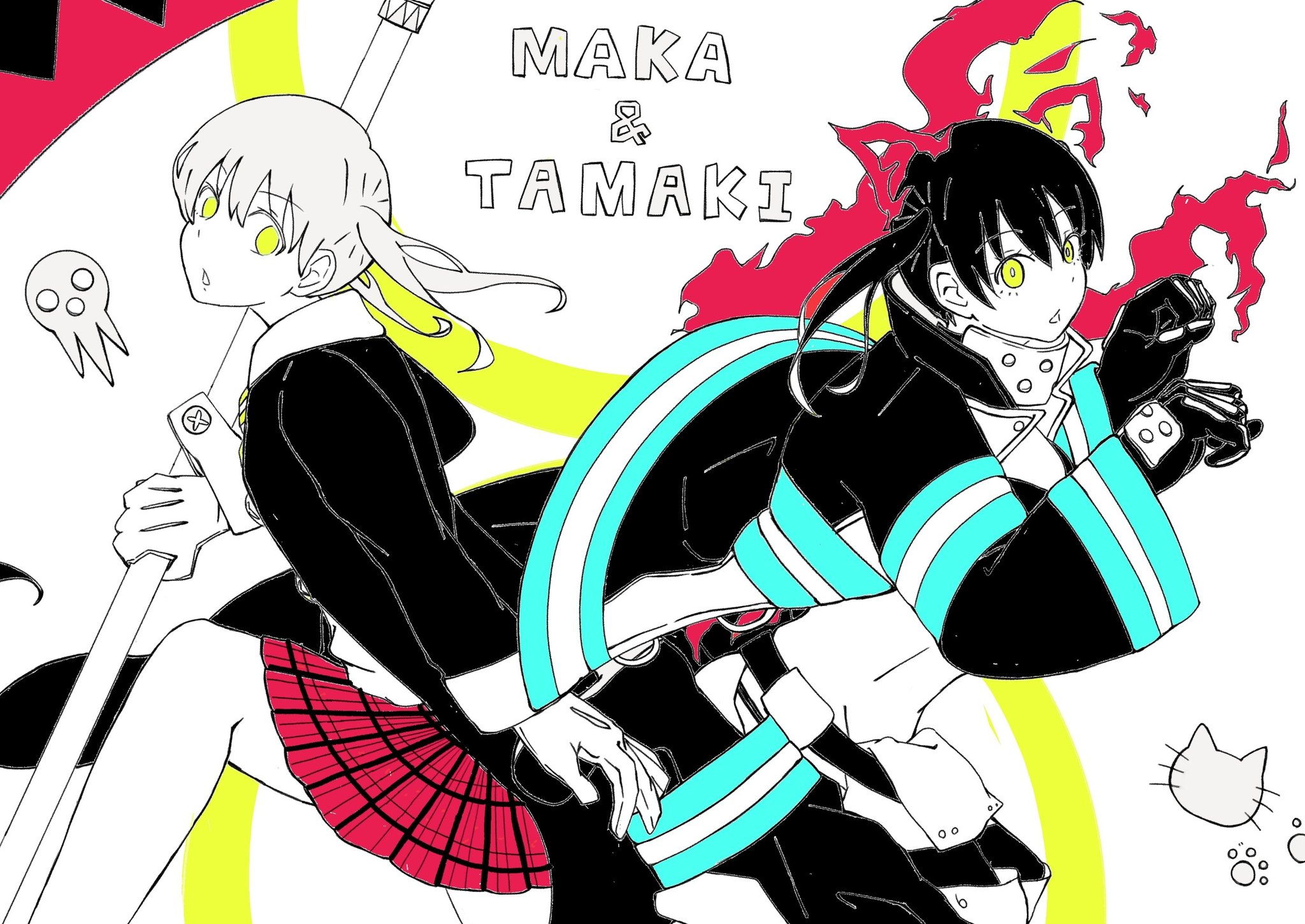 白鈴 炎炎アニメお疲れ様でした 2期おめでとうございます ソウルイーターといっしょに 炎炎ノ消防隊 ソウルイーター