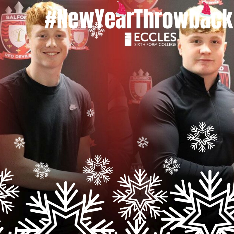 EcclesSFCollege's tweet photo. #NewYearThrowback In December two rugby players from Eccles Sixth Form College were signed to the Salford Red Devils. Both players have been an integral part of Salford Red Devils Foundation’s Development Academy side, which is based at the College #Salford #College #Manchester https://t.co/JRmzQgENiu