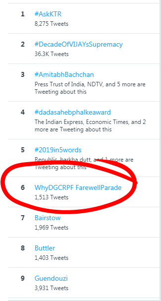 CAPFSoldiers's tweet photo. Fact that "WhyDGCRPF FarewellParade" is trending should make DG @crpfindia contemplate what he is intending to ask from his troops. He would rather reconsider his validity, considering his very authority is not accepted by his troops.
ILLEGAL CIPSA @IPS_Association https://t.co/PMyUKbKeR5