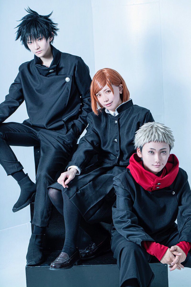 プレミアムバンダイ呪術廻戦制服虎杖・伏黒・狗巻コスプレ