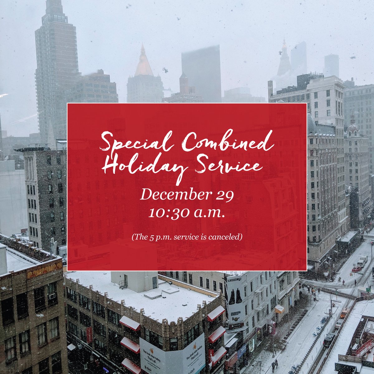 Don't forget! See you at 10:30 a.m.!